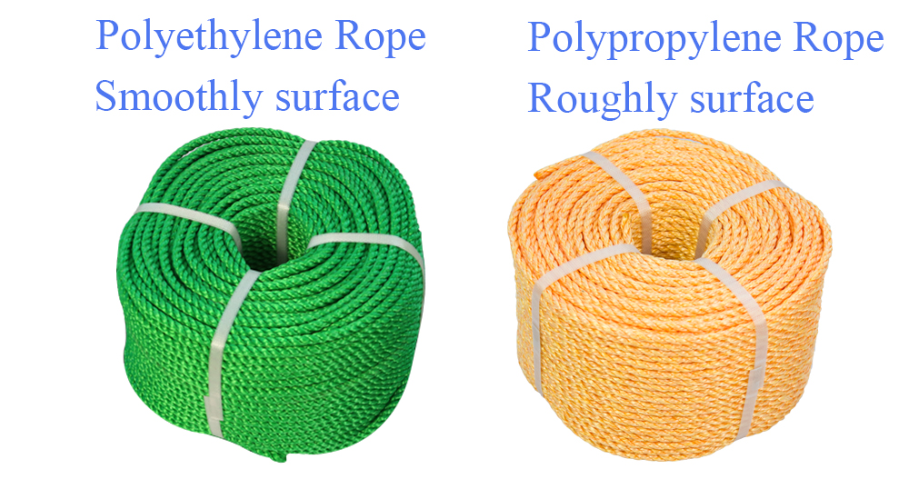 the difference of pp rope and pe rope